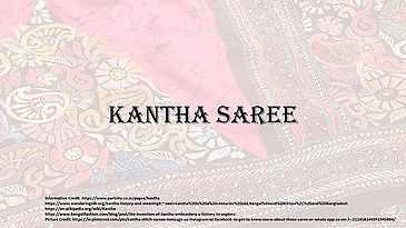 Kantha Saree